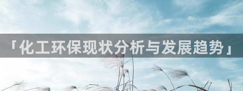 亿万网络科技有限公司ceo：「化工环保现状分析与发展趋势」