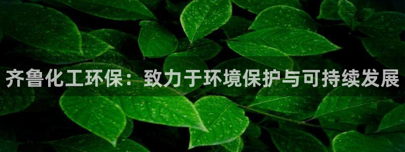亿万剧情简介：齐鲁化工环保：致力于环境保护与可持续发展