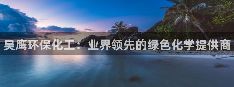 亿万笞人：昊鹰环保化工：业界领先的绿色化学提供商