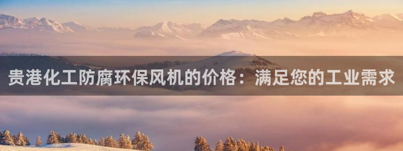 mr07亿万先生：贵港化工防腐环保风机的价格：满足您的工业需求