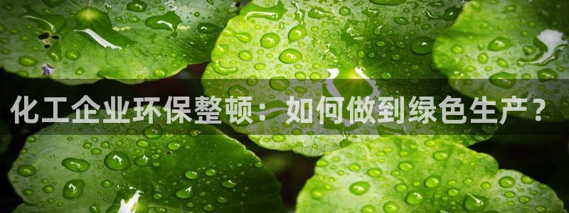 亿万国际平台是正规的吗安全吗：化工企业环保整顿：如何做到绿色生产？