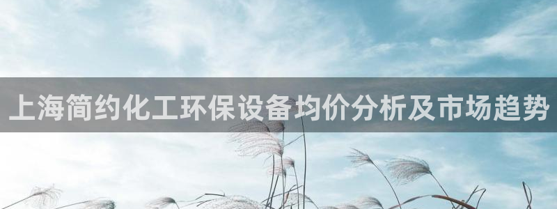 亿万先生手机版入：上海简约化工环保设备均价分析及市场趋势