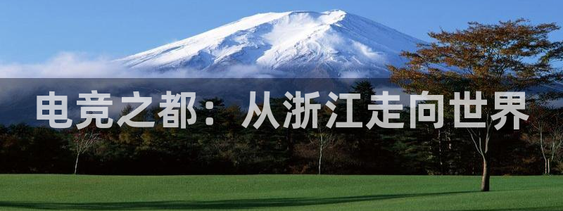 南宫电竞网：电竞之都：从浙江走向世界